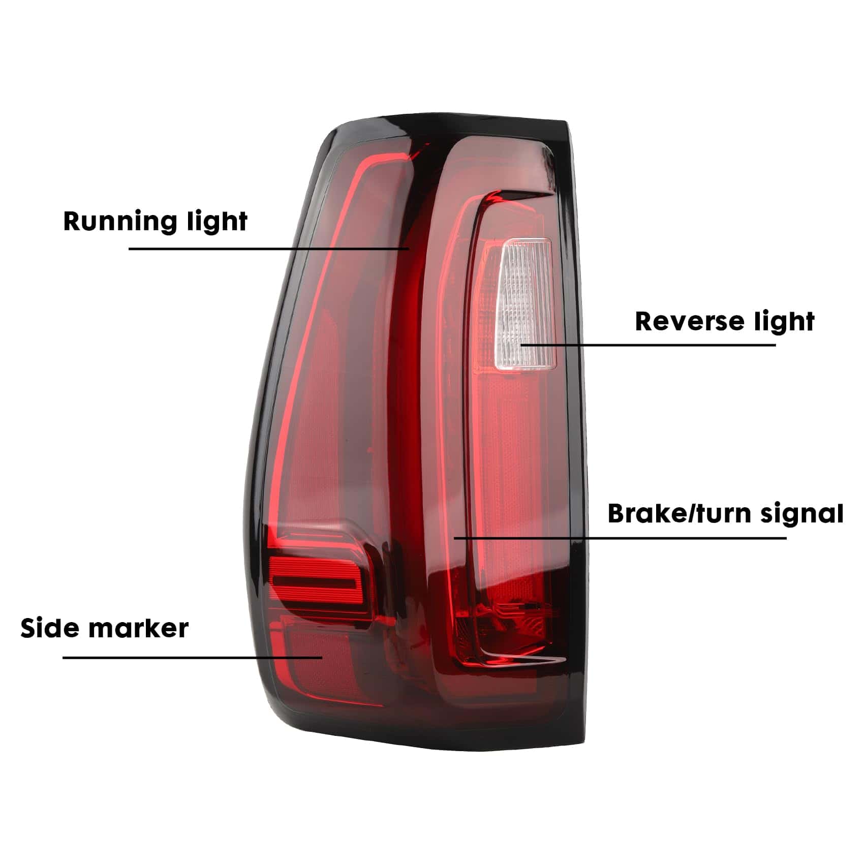 Ensamblaje de Luz Trasera LED Compatible con GMC Sierra - Imagen 7