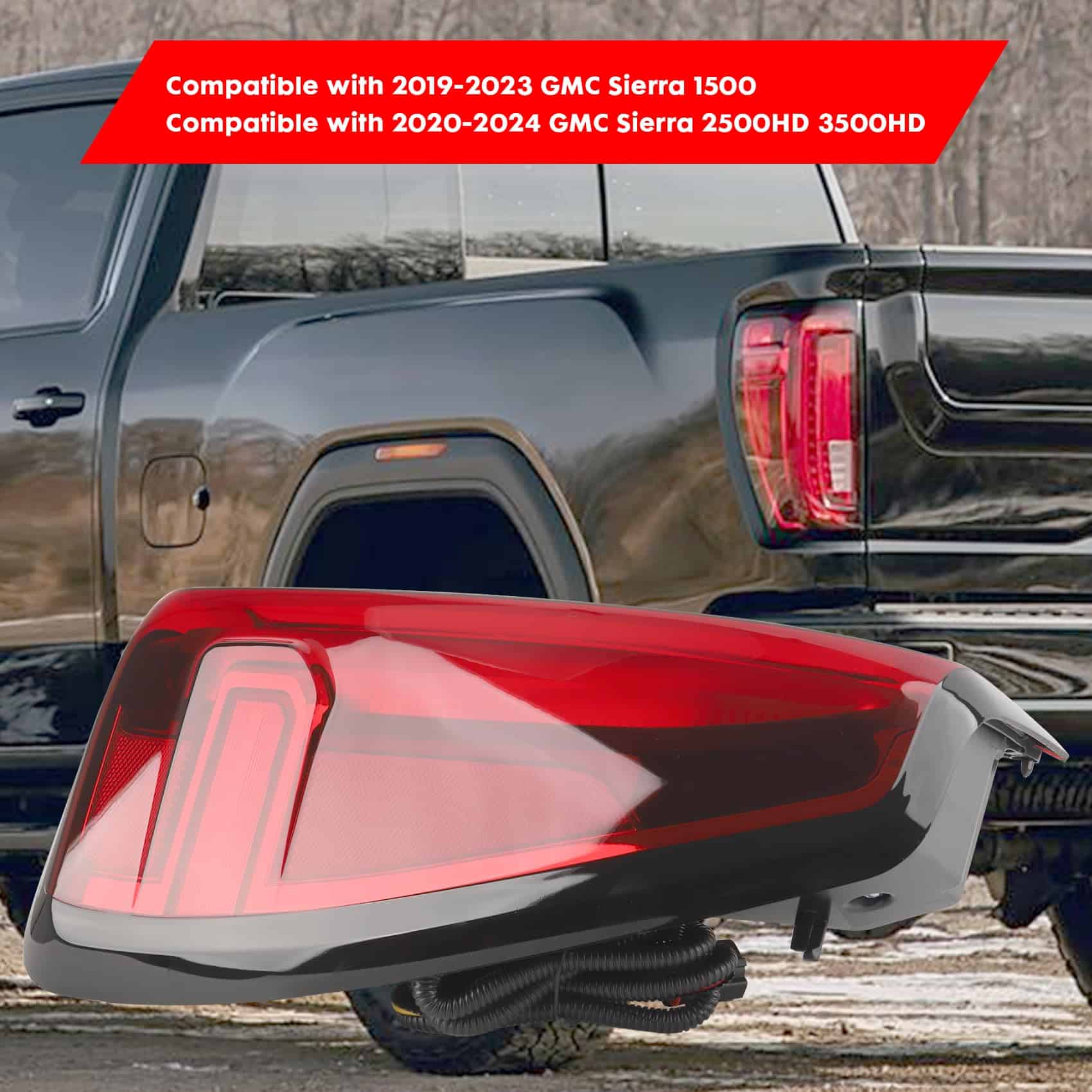 Ensamblaje de Luz Trasera LED Compatible con GMC Sierra - Imagen 4