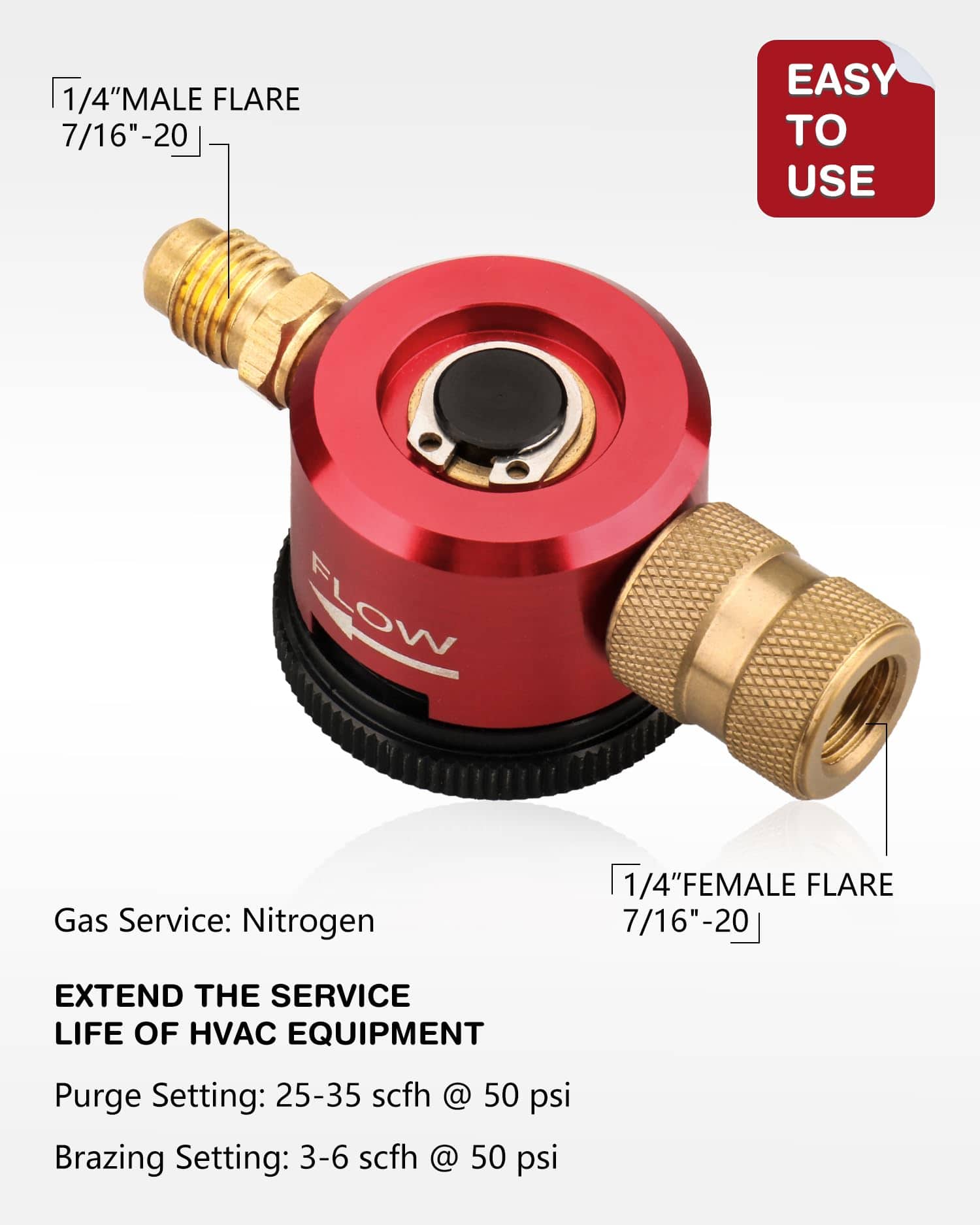 Herramienta de Purga de Nitrógeno para Ajuste Rápido y - Imagen 6