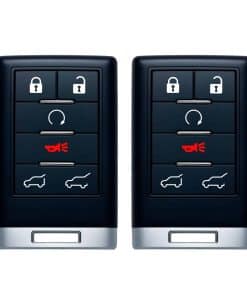 2PCS Control Remoto Fobik Compatible para Cadillac Escalade
