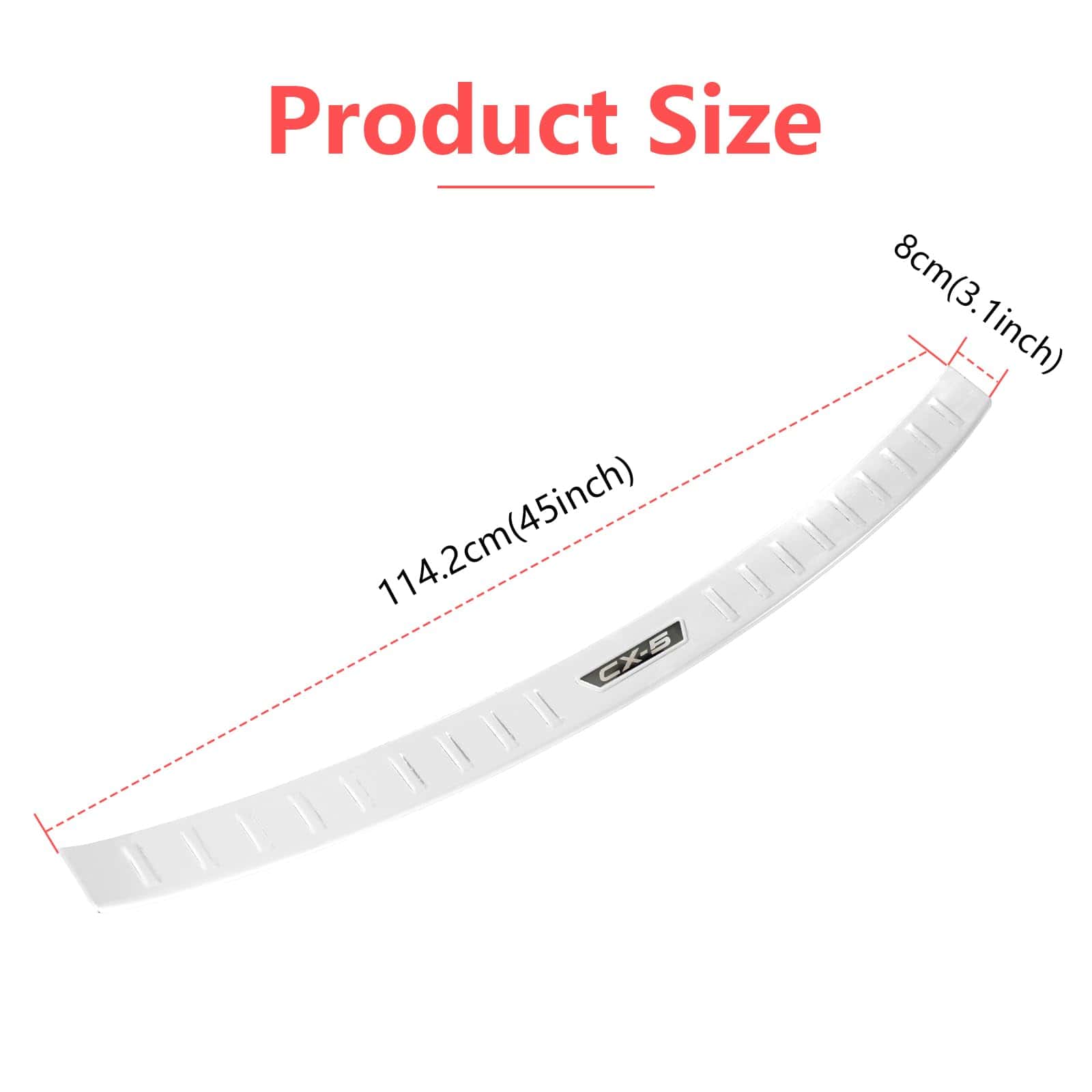 Protector de parachoques trasero OSNLEW compatible con - Imagen 5