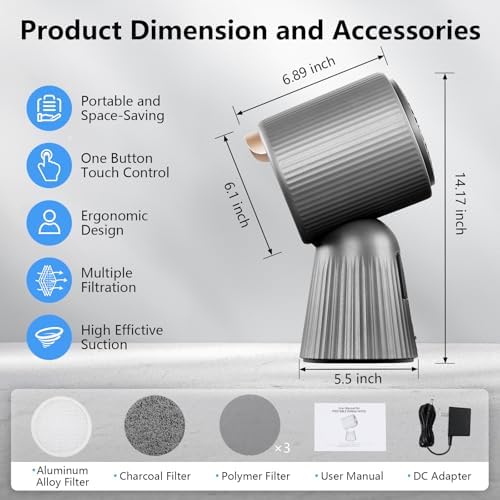 Campana Extractora Portátil Zomagas, Campana Extractora de - Imagen 8