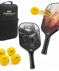 Set de 2 Paletas de Pickleball PodiuMax, Superficie de
