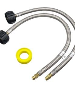 Paquete de 2 Mangueras de 1/4'' con Conector de Flare