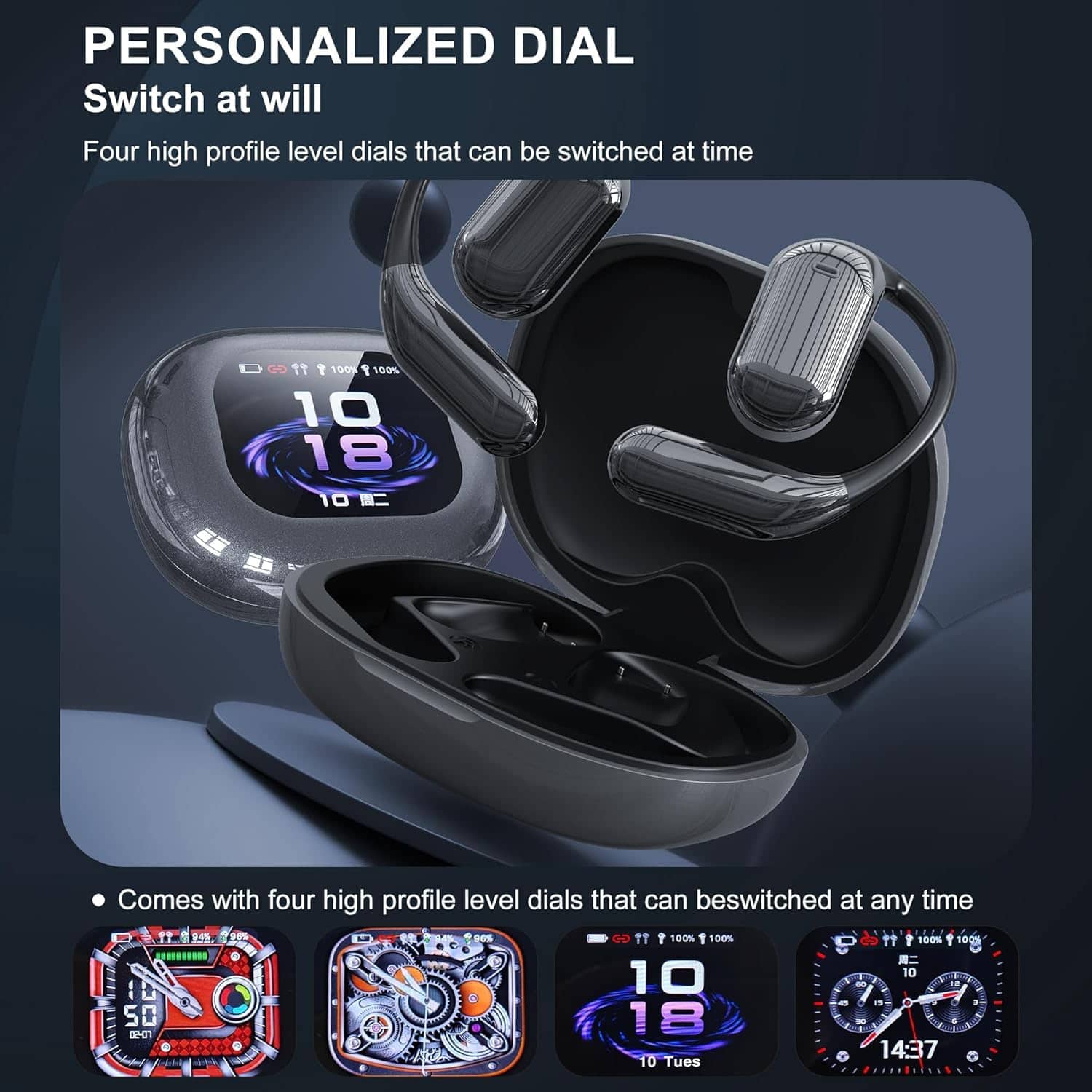 Auriculares Inteligentes Traductor - Negro - Imagen 3