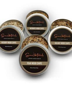 Paquete de 4 Variedades de Astillas de Madera para Ahumador