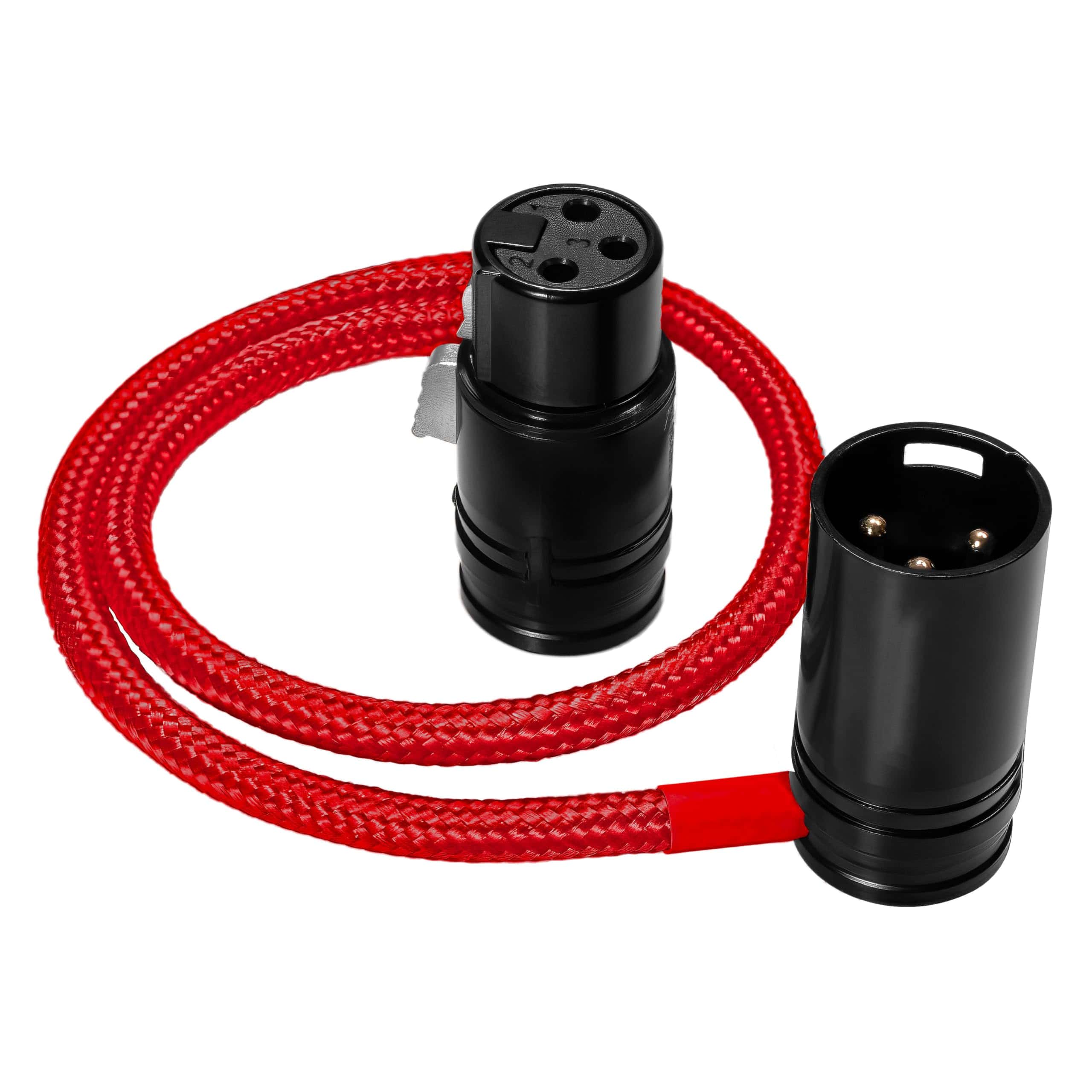 KONDOR BLUE | Cable XLR Recto de Bajo Perfil de 16 pulgadas