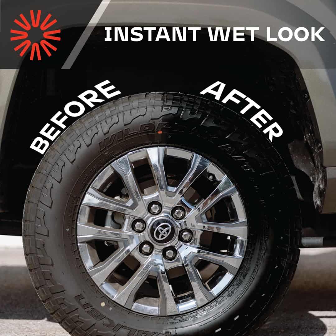 BLAZON Tire & Trim Dressing Spray - Brillo extremadamente - Imagen 3