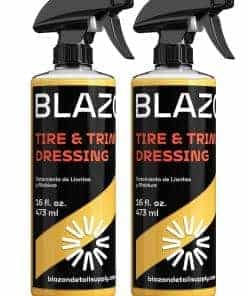 BLAZON Tire & Trim Dressing Spray - Brillo extremadamente