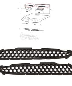 Rejillas de ventilación de capó para Pontiac GTO 2004-2006