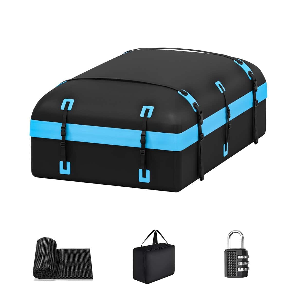 Bolsa de almacenamiento de carga en el techo del coche, 30