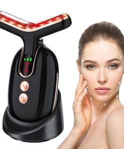 Masajeador Facial con Terapia de Luz Roja para Cara y