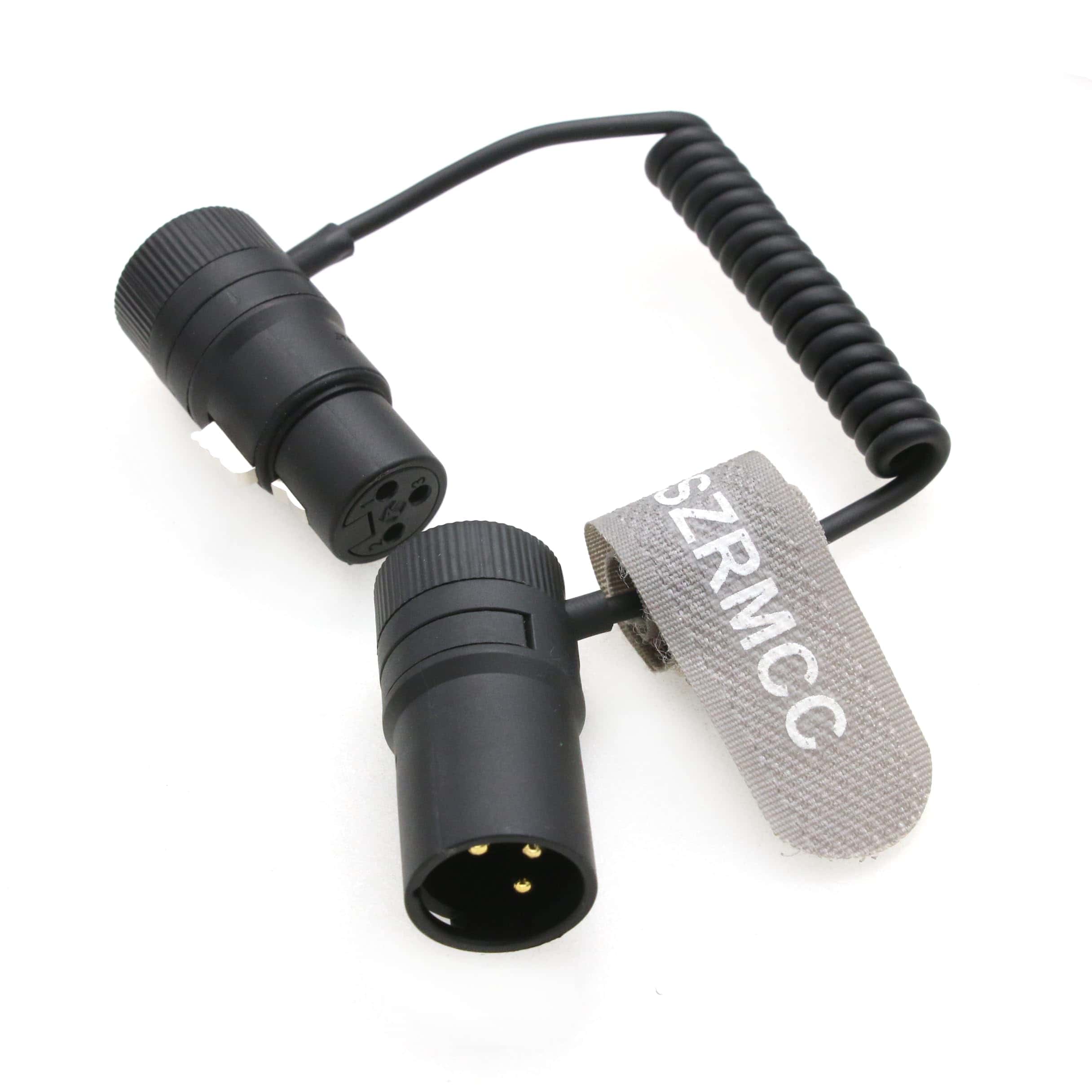 Cable en ángulo recto macho a hembra XLR de 3 pines de - Imagen 6