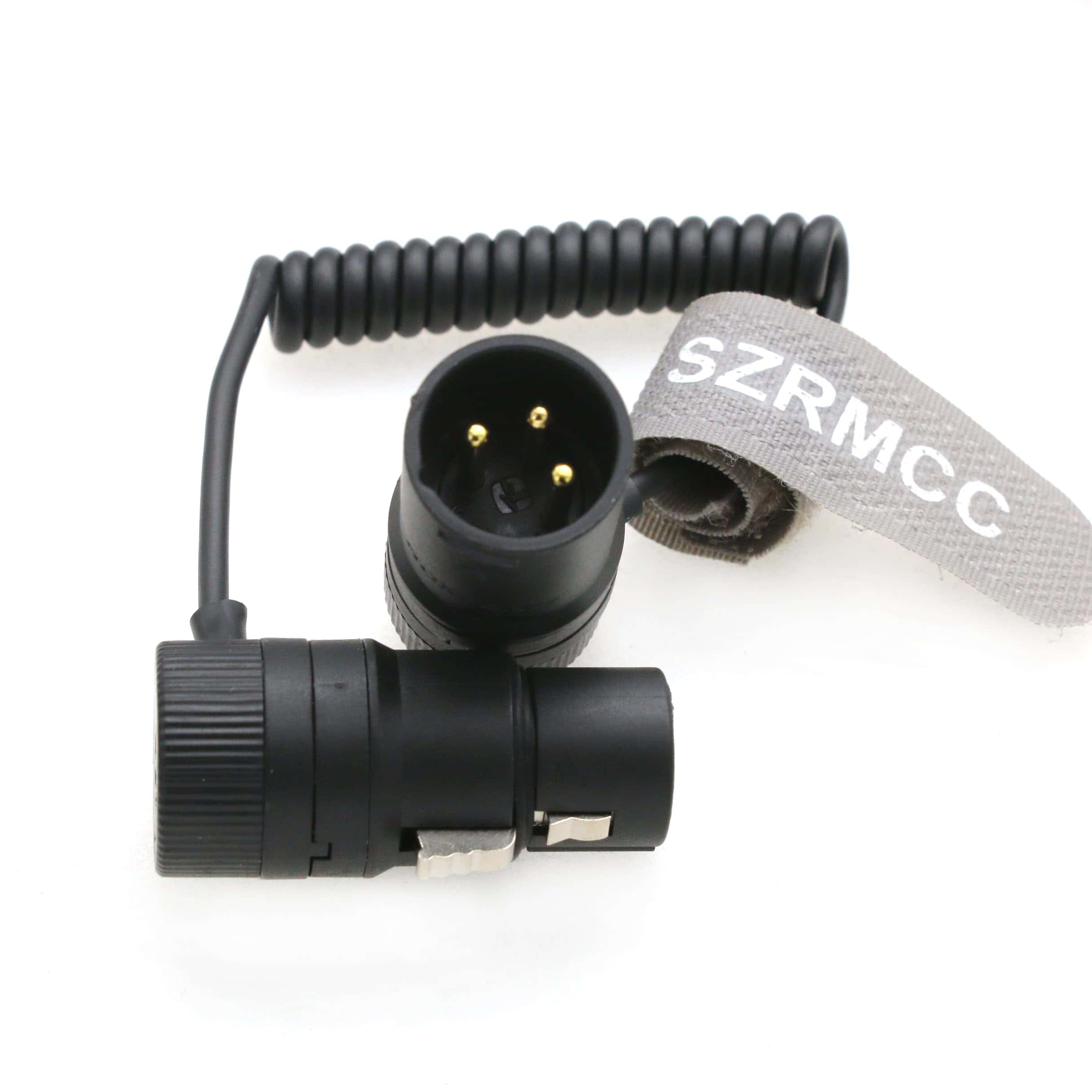 Cable en ángulo recto macho a hembra XLR de 3 pines de - Imagen 5