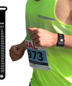 BibBoards Marathon Pace Band Full Marathon 5:45 - Tu