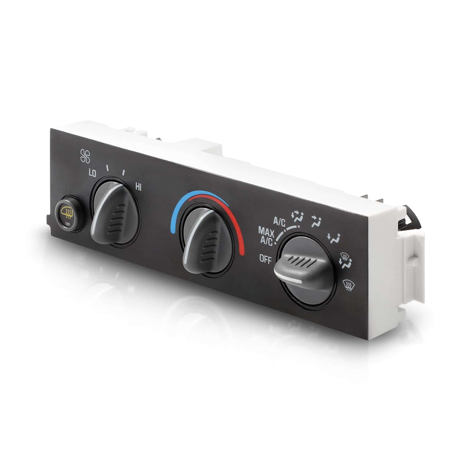 Panel de control del aire acondicionado y calefacción de