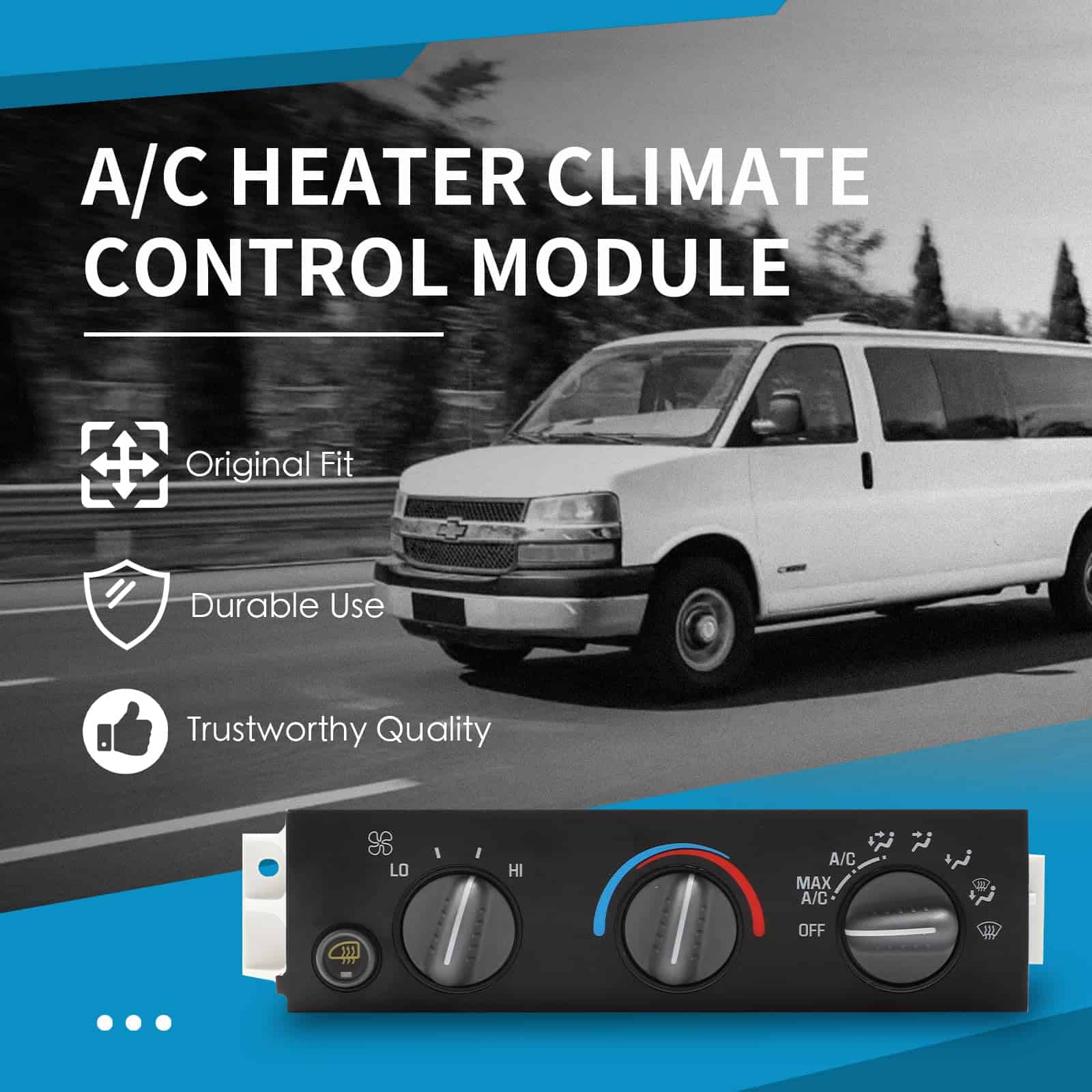 Panel de control del aire acondicionado y calefacción de - Imagen 5