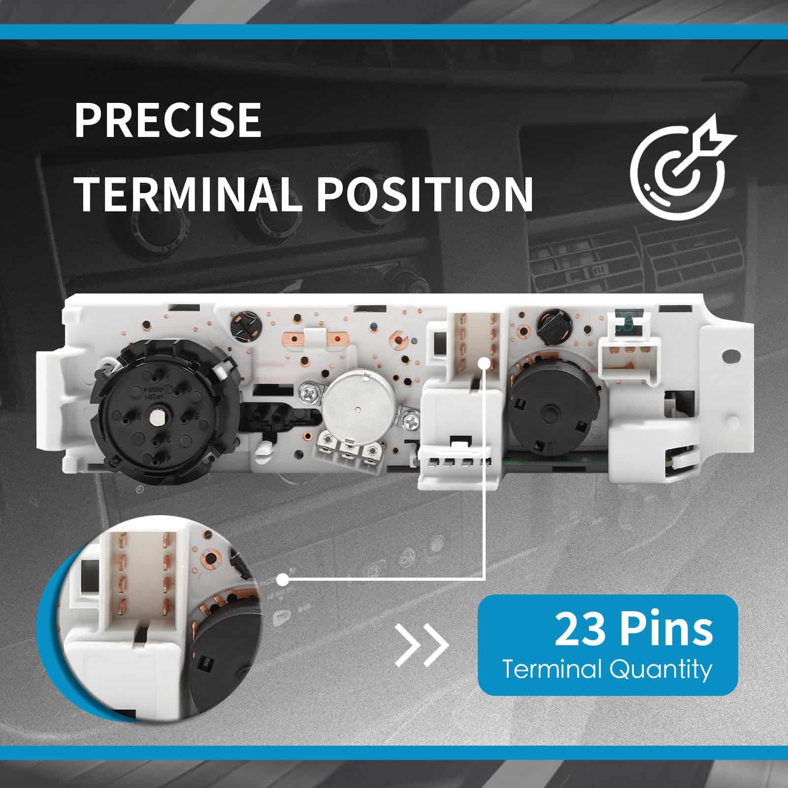 Panel de control del aire acondicionado y calefacción de - Imagen 6