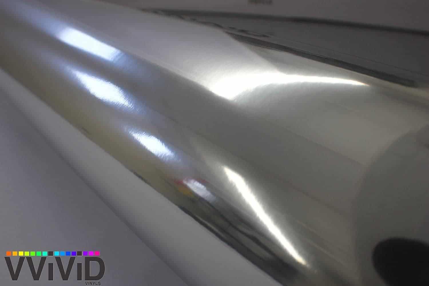 Pelicula Adhesiva de Vinilo Cromado Plata Brillante VViViD - Imagen 9