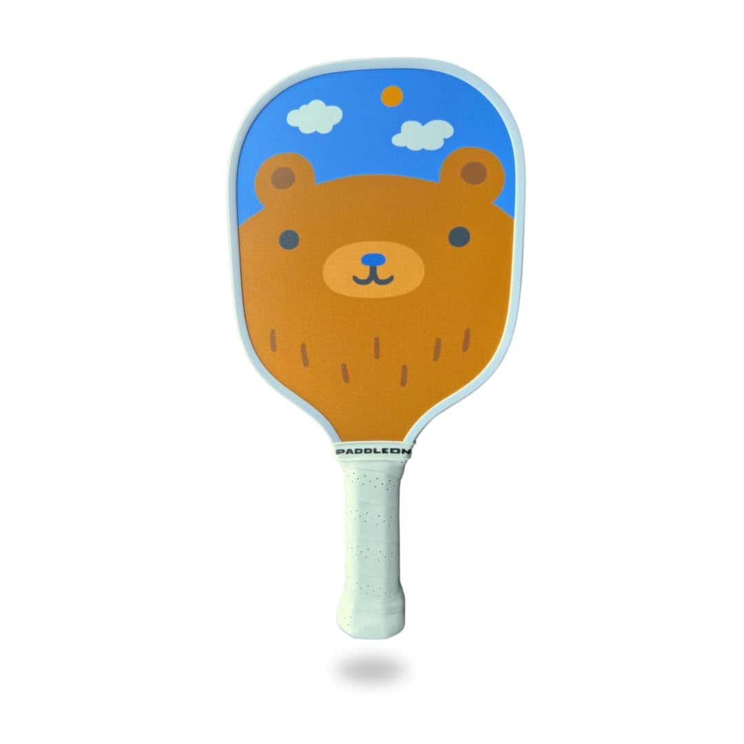 Paleta de pickleball para niños conejito/osito de peluche -