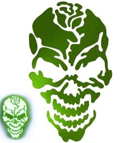 customTAYLOR33 Calcomanía de Calavera Rosa de Alta