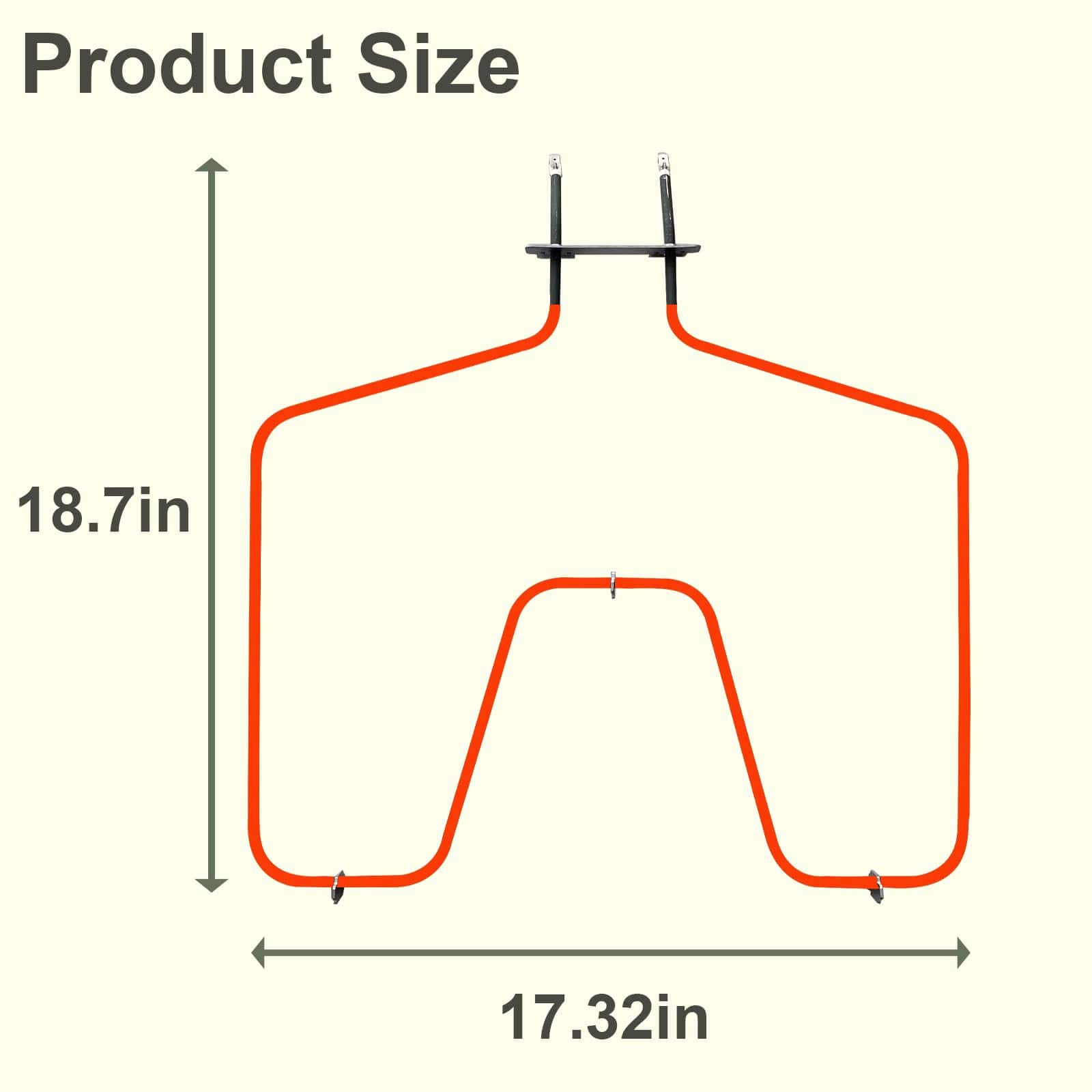 Elemento Calefactor para Horno GdTenyuanHeki WB44k10005 - Imagen 3