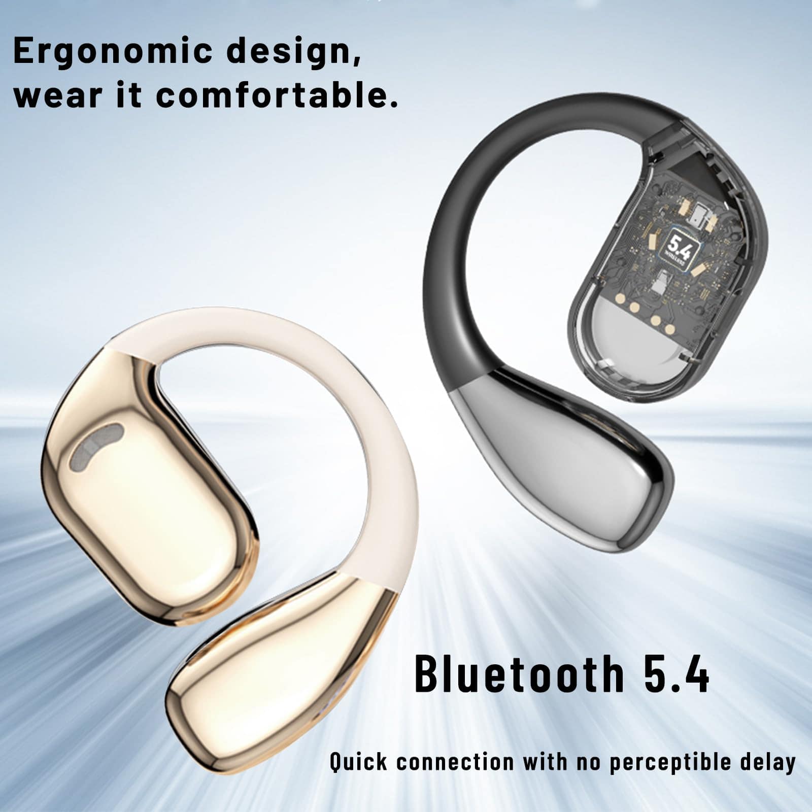 Auriculares Hxswkk AI Translation para Viajes de Negocios, - Imagen 7