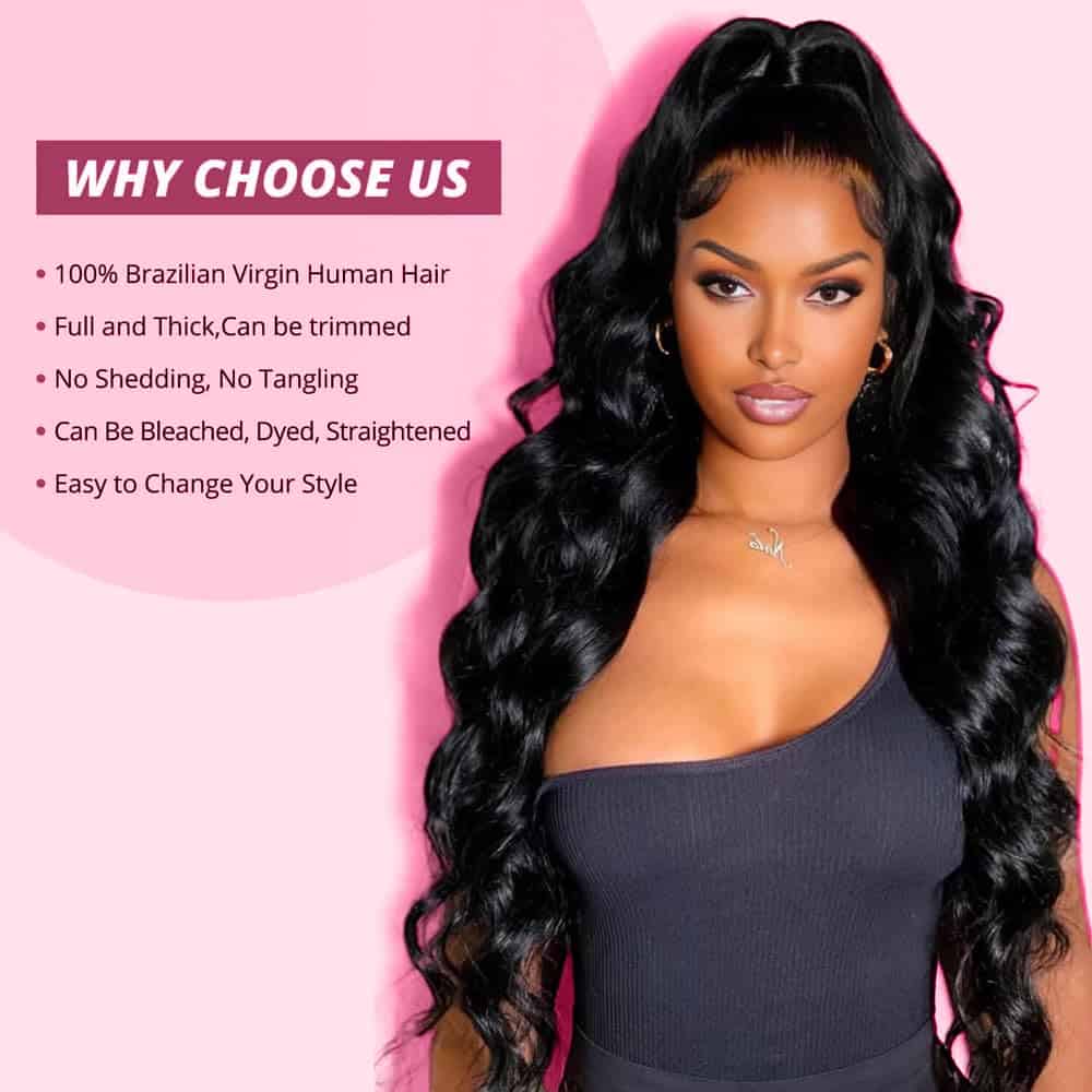 Aptatuse Body Wave Bundles Cabello Humano 26 Pulgadas 14A - Imagen 7