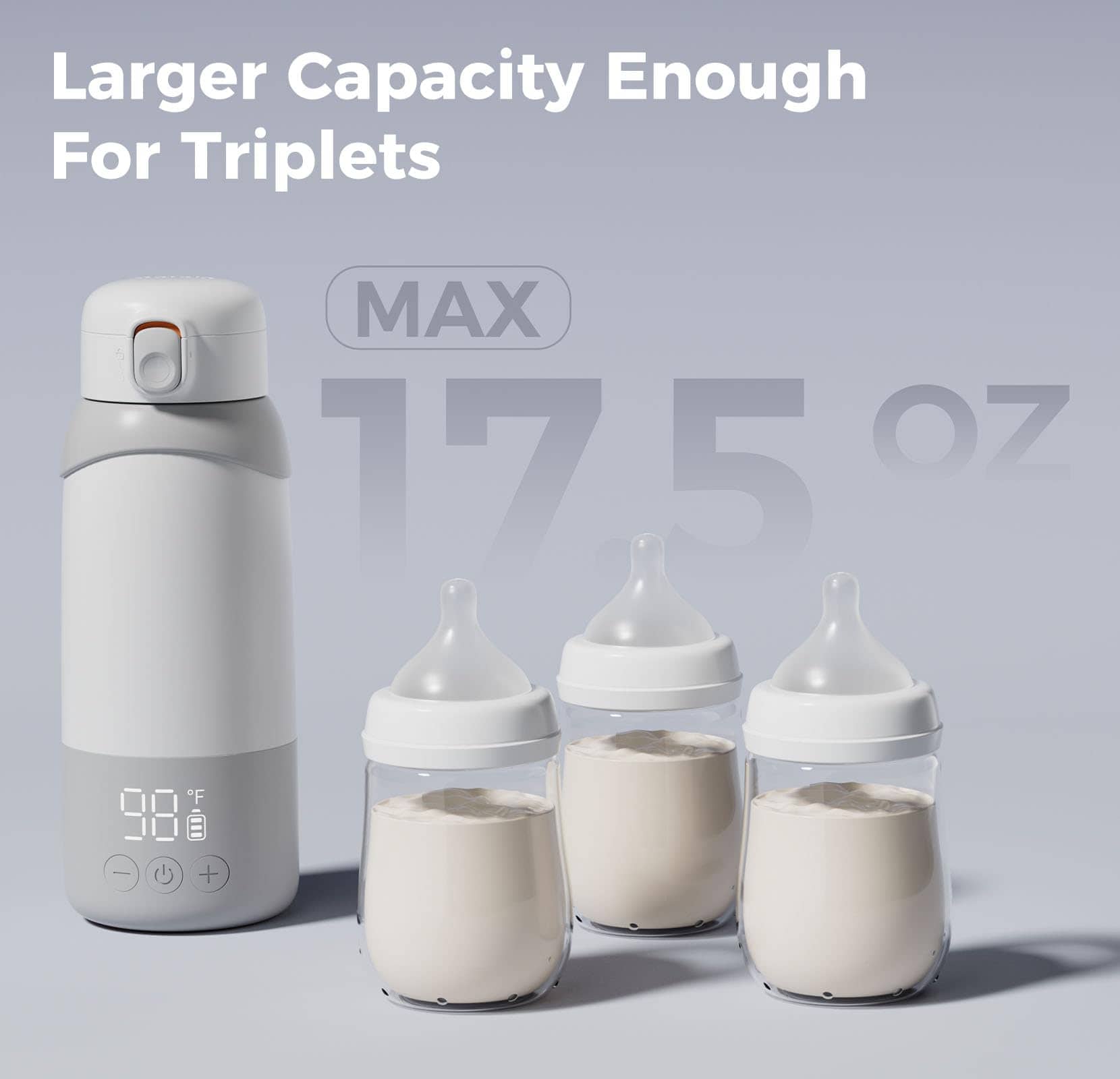 BOLOLO Calentador de Leche Portátil Pro, Diseño Desmontable - Imagen 9