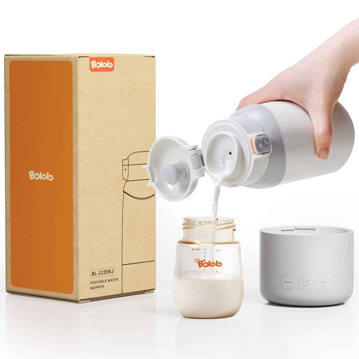 BOLOLO Calentador de Leche Portátil Pro, Diseño Desmontable