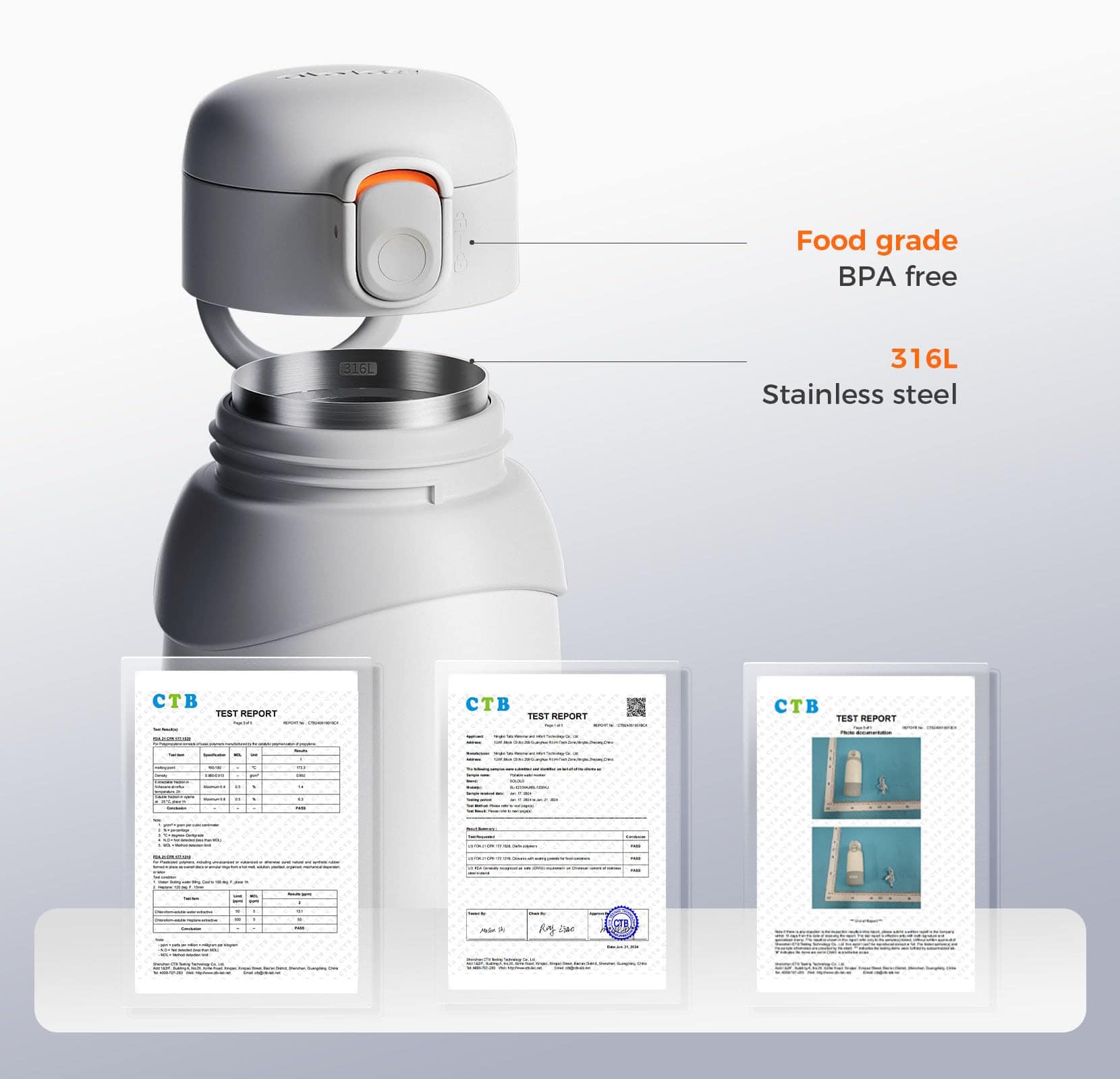 BOLOLO Calentador de Leche Portátil Pro, Diseño Desmontable - Imagen 8