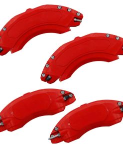 Cubiertas de pinzas de freno de aluminio -Rojo