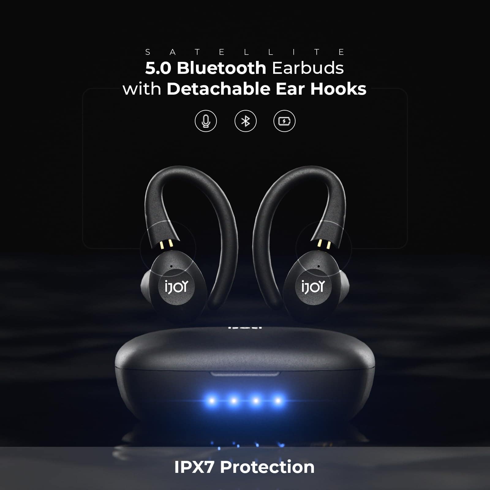 Audífonos Inalámbricos iJoy Running con Estuche de Carga + - Imagen 3