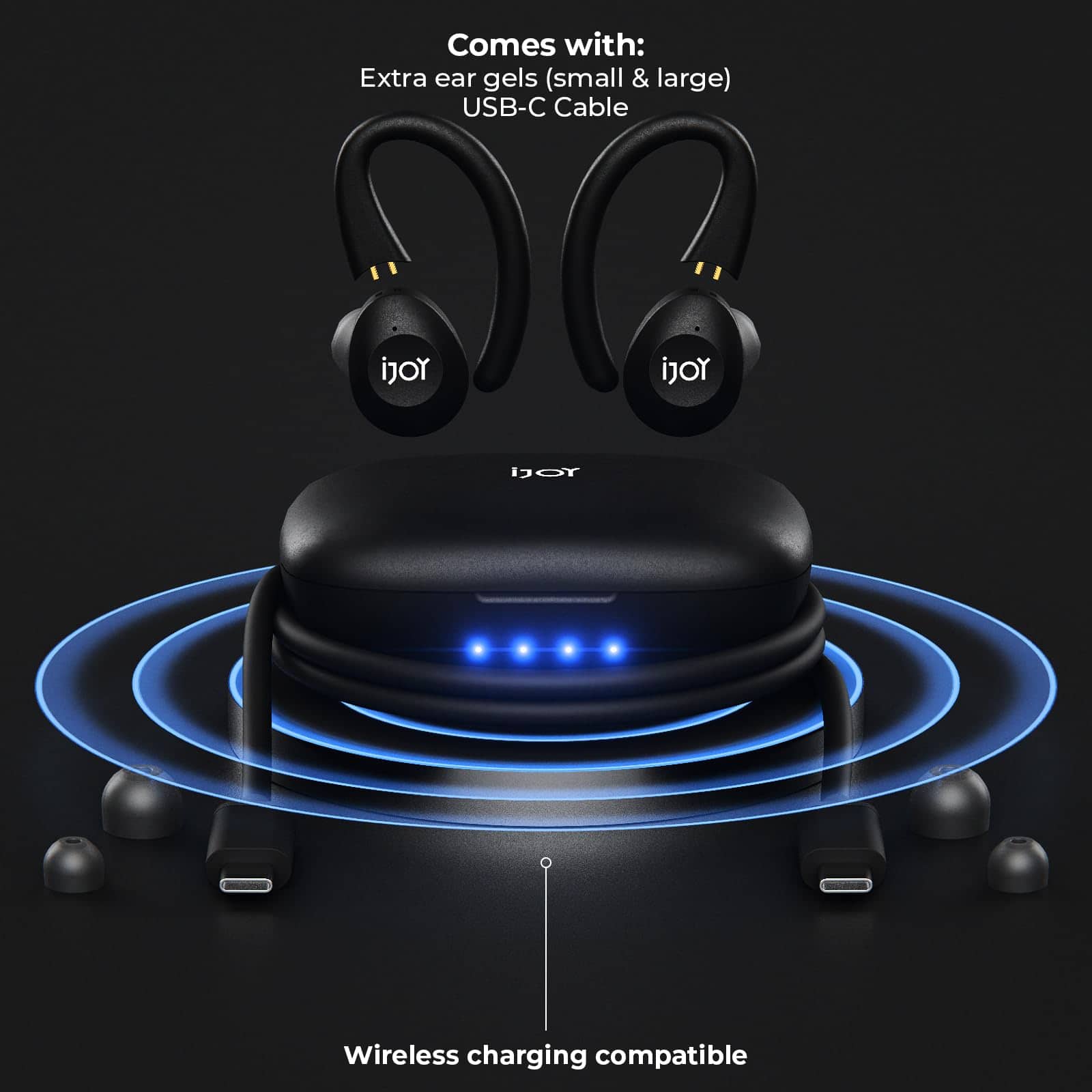Audífonos Inalámbricos iJoy Running con Estuche de Carga + - Imagen 7