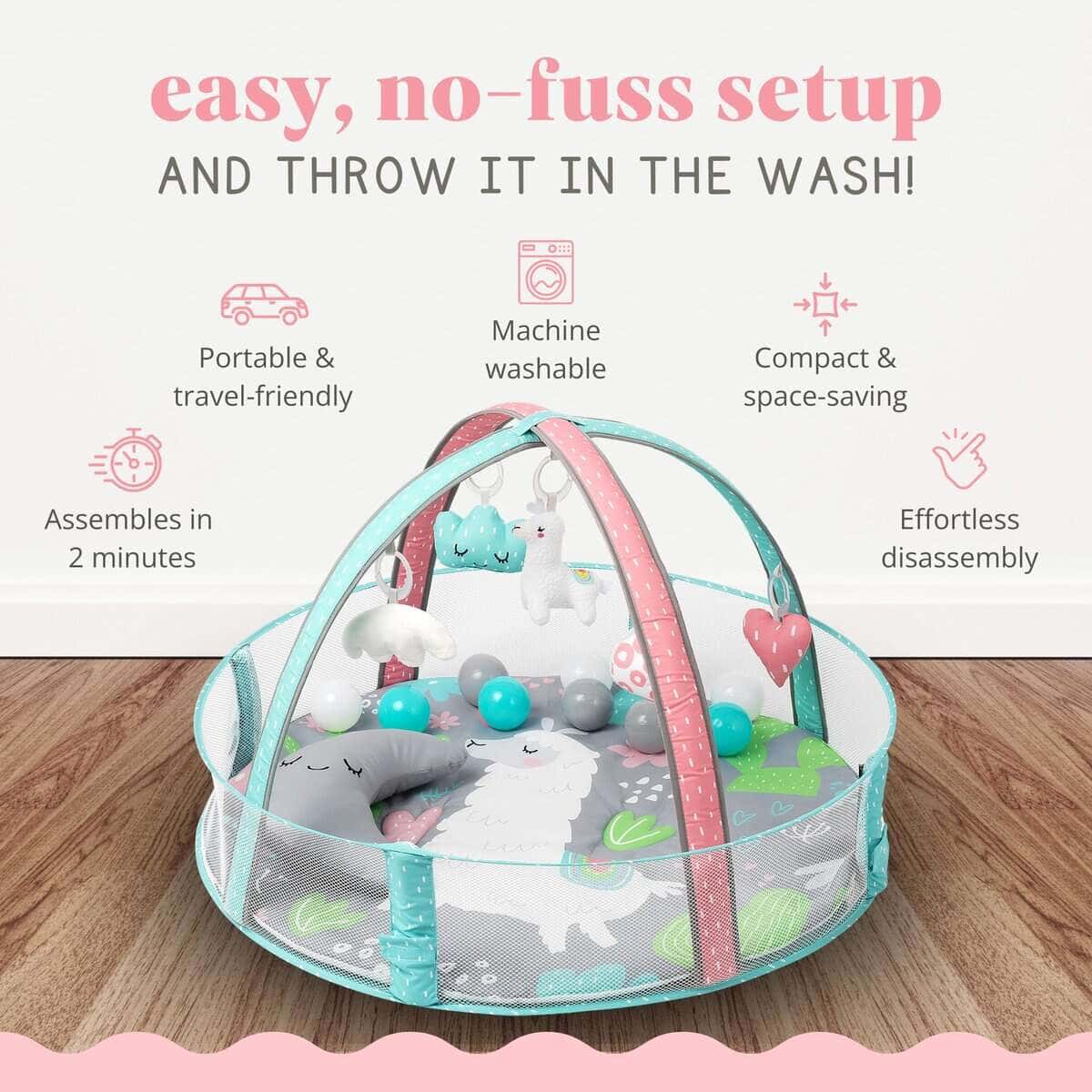 Gimnasio de Juego para Bebés TODDLETUFF, Alfombra de - Imagen 6