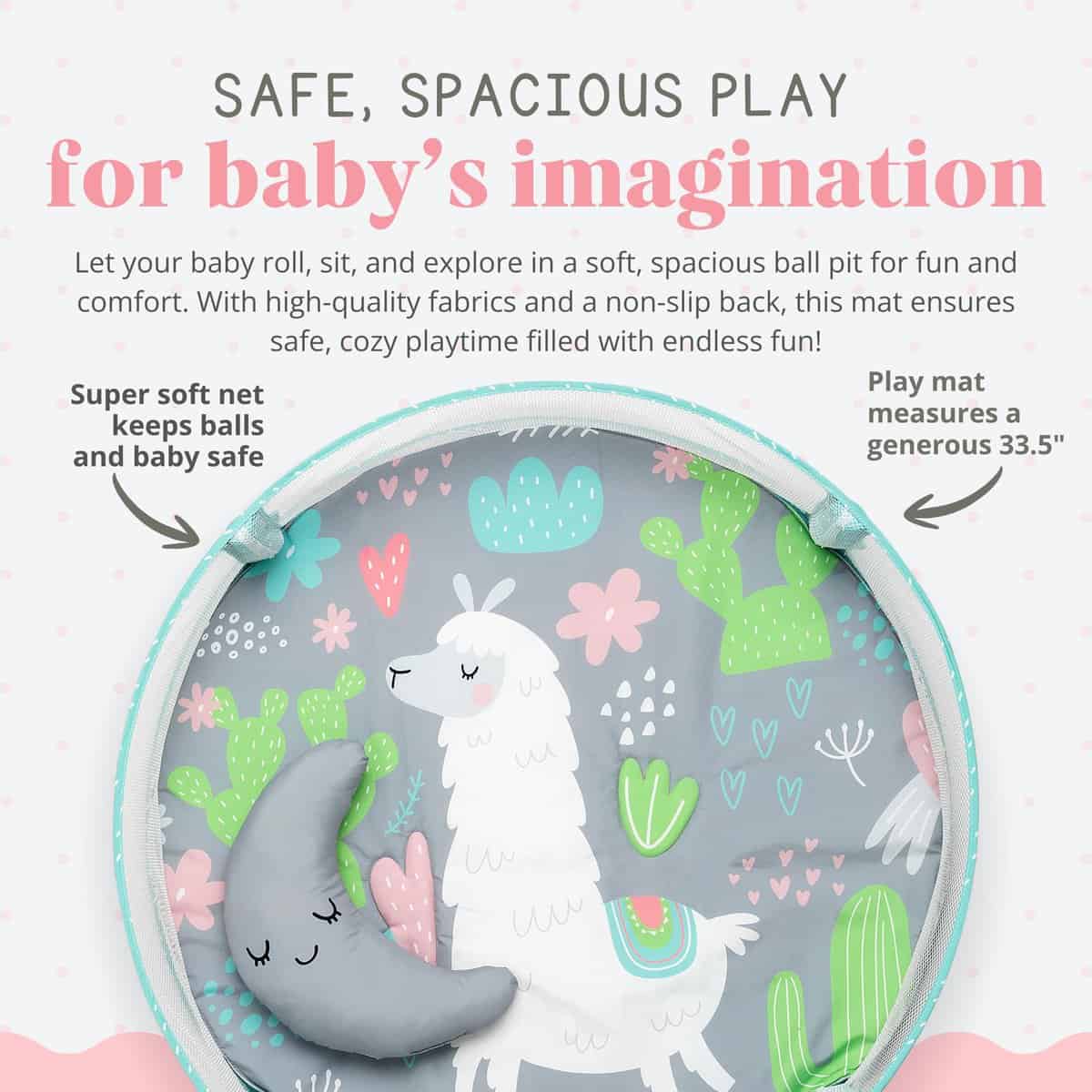 Gimnasio de Juego para Bebés TODDLETUFF, Alfombra de - Imagen 4