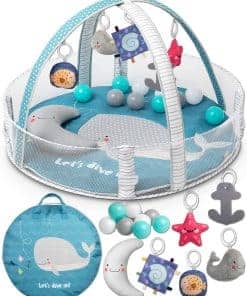 Gimnasio de Juegos para Bebés TODDLETUFF, Alfombra de