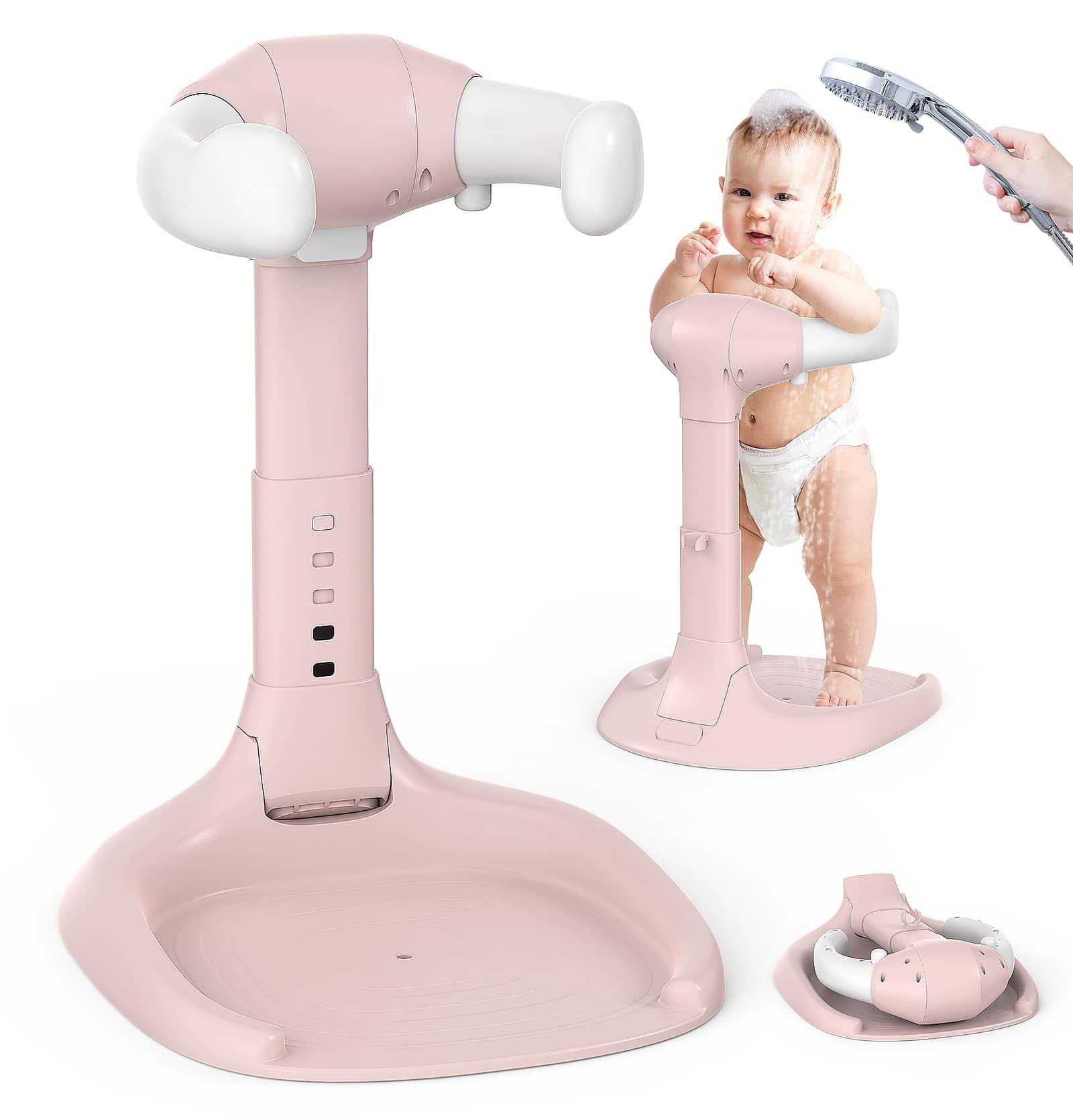 Soporte de Baño Plegable para Bebés, Soporte de Baño