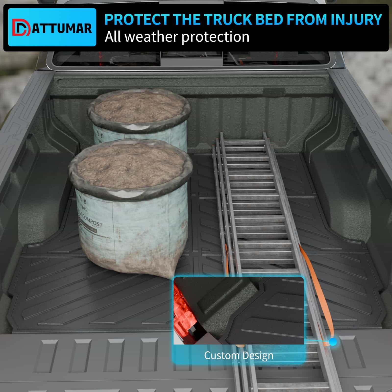 Alfombrilla para cama de camión y alfombrilla para portón - Imagen 6