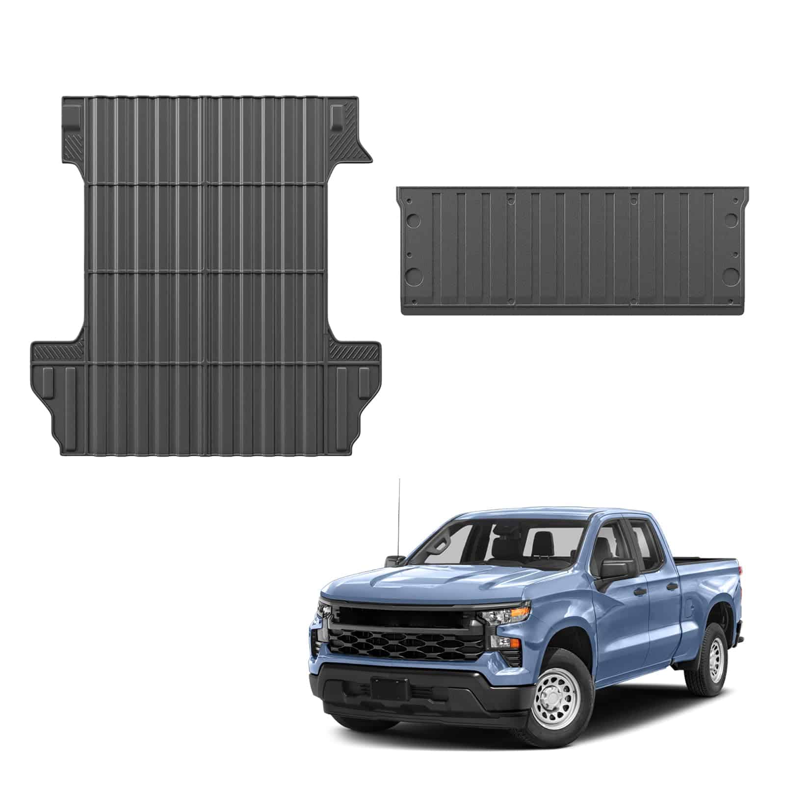 Tapete de cama de camioneta y tapete de portón trasero