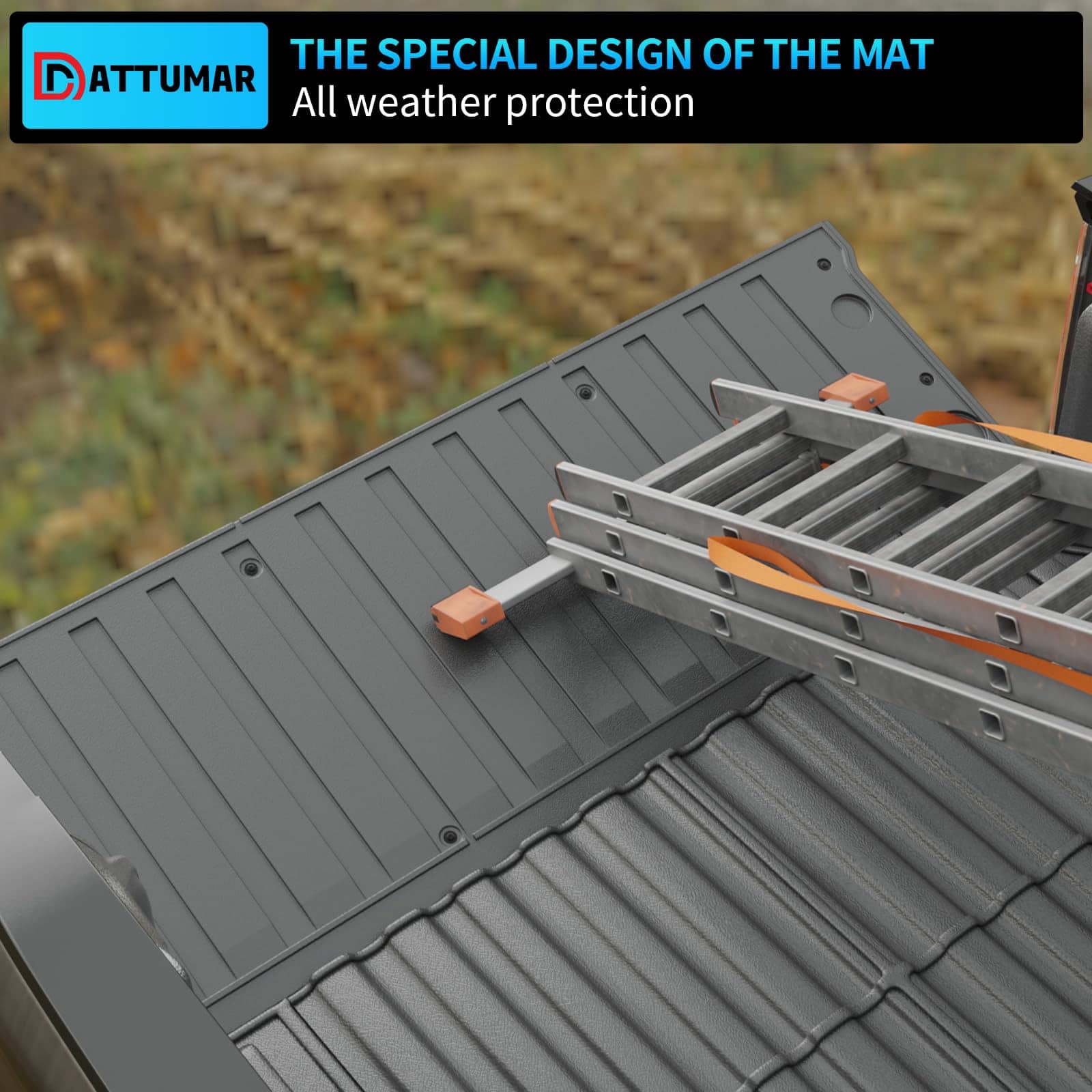 Tapete de cama de camioneta y tapete de portón trasero - Imagen 7