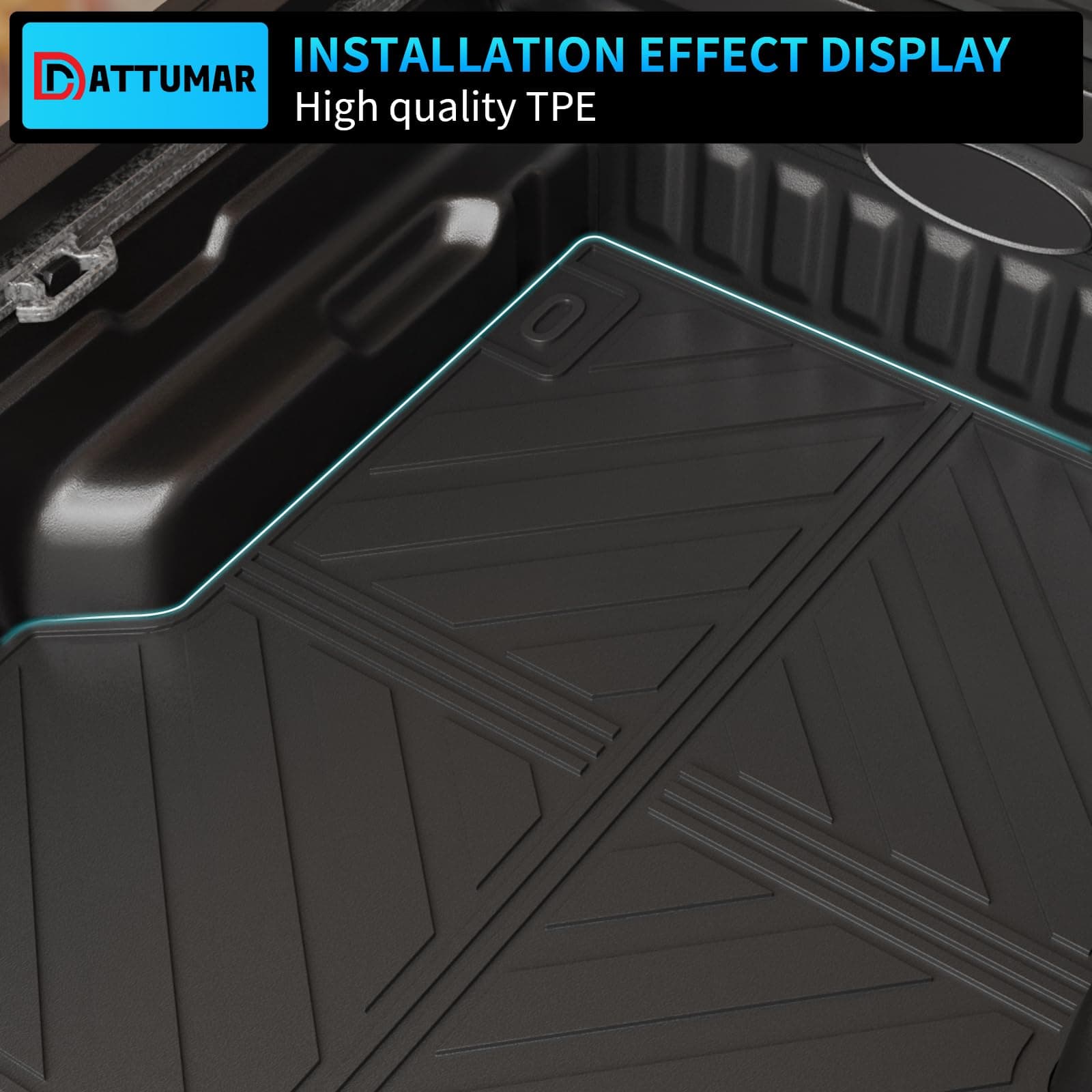 Tapete para cama de camioneta y tapete para portón trasero - Imagen 9