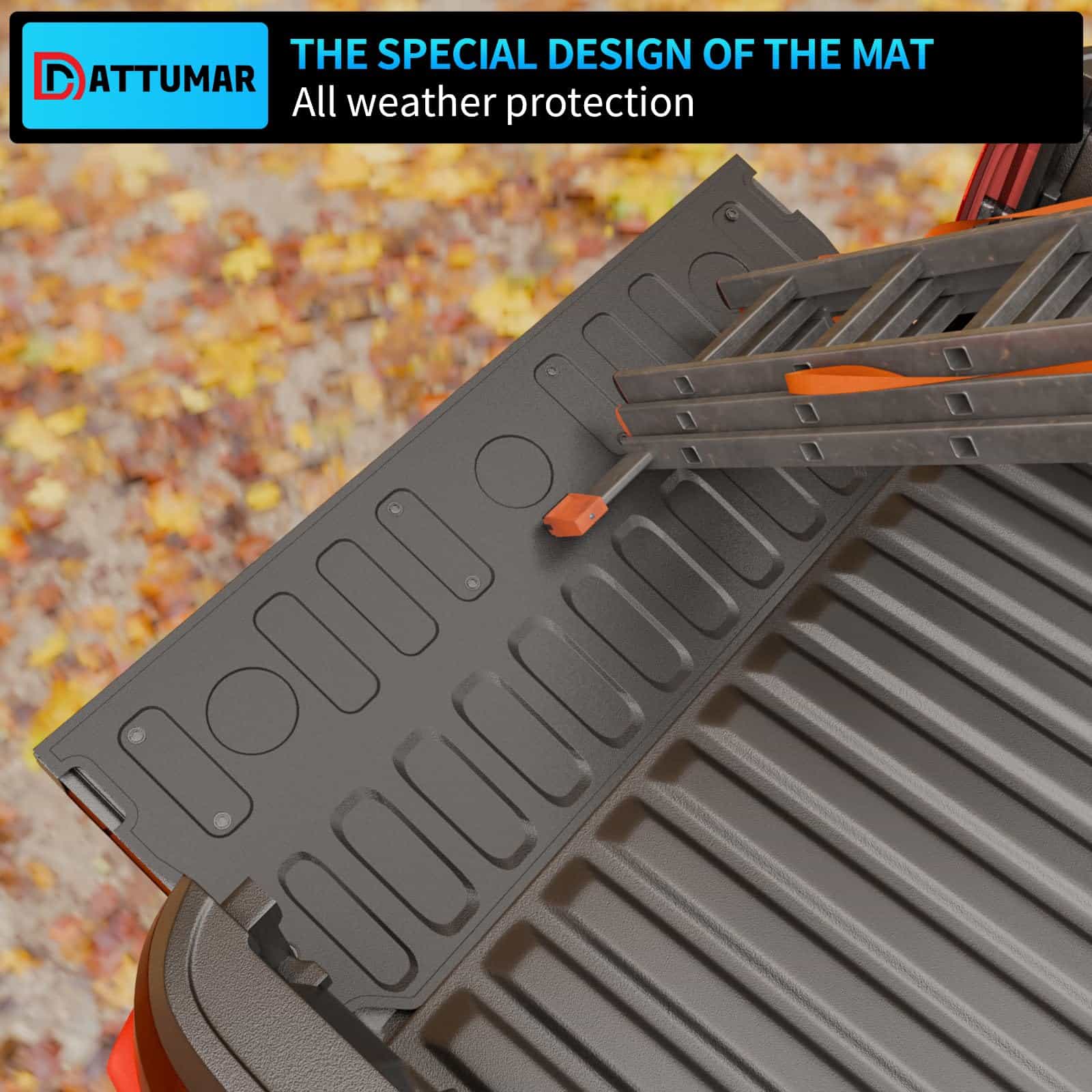 Tapete para cama de camioneta y tapete para portón trasero - Imagen 8