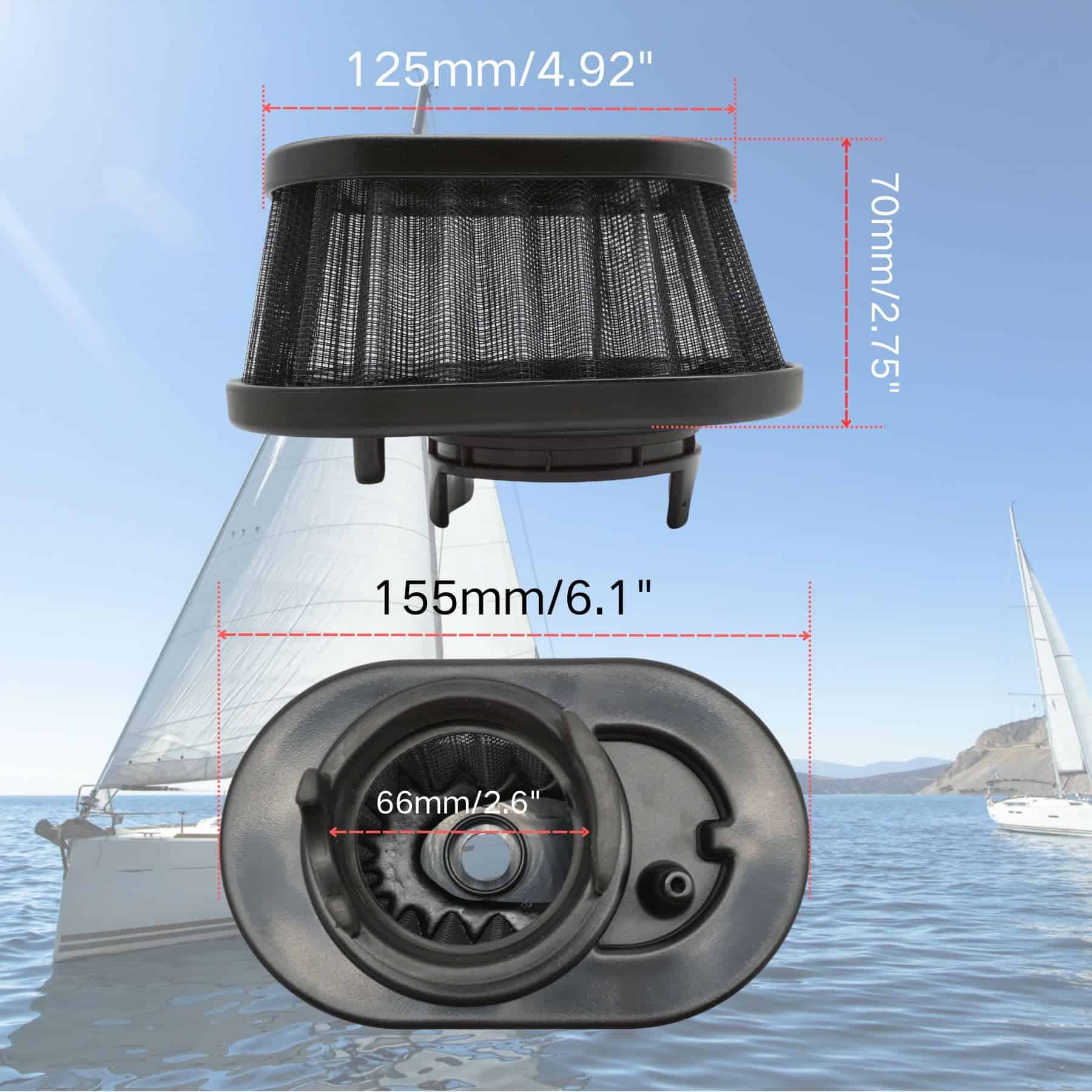Filtro de aire marino para barco Mercury Mariner 4 tiempos - Imagen 3