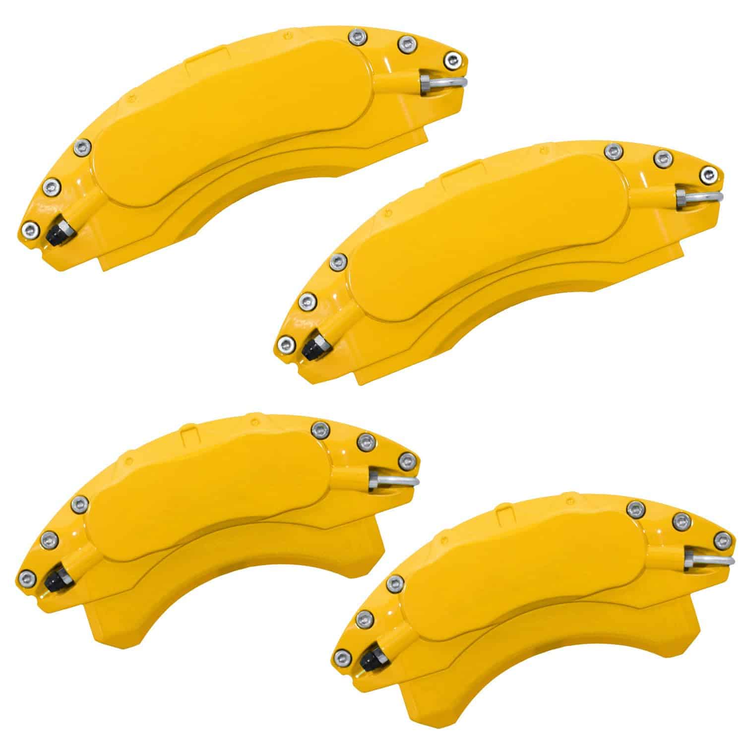 Cubiertas de pinzas amarillas de aluminio para frenos AOOA