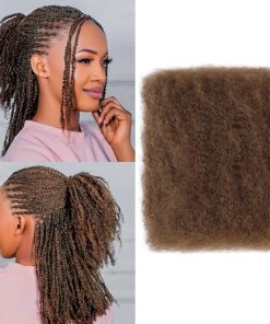 Cabello Afro Kinkys Bulk de Cabello Humano - 100% Cabello