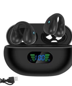 AYlLONGXNG Auriculares de conducción ósea -Negro