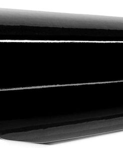Rollo de cinta de vinilo adhesivo negro brillante VViViD