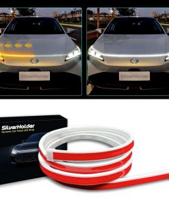 SilverHolder Tira de Luz LED para Capó de Coche, Luz de