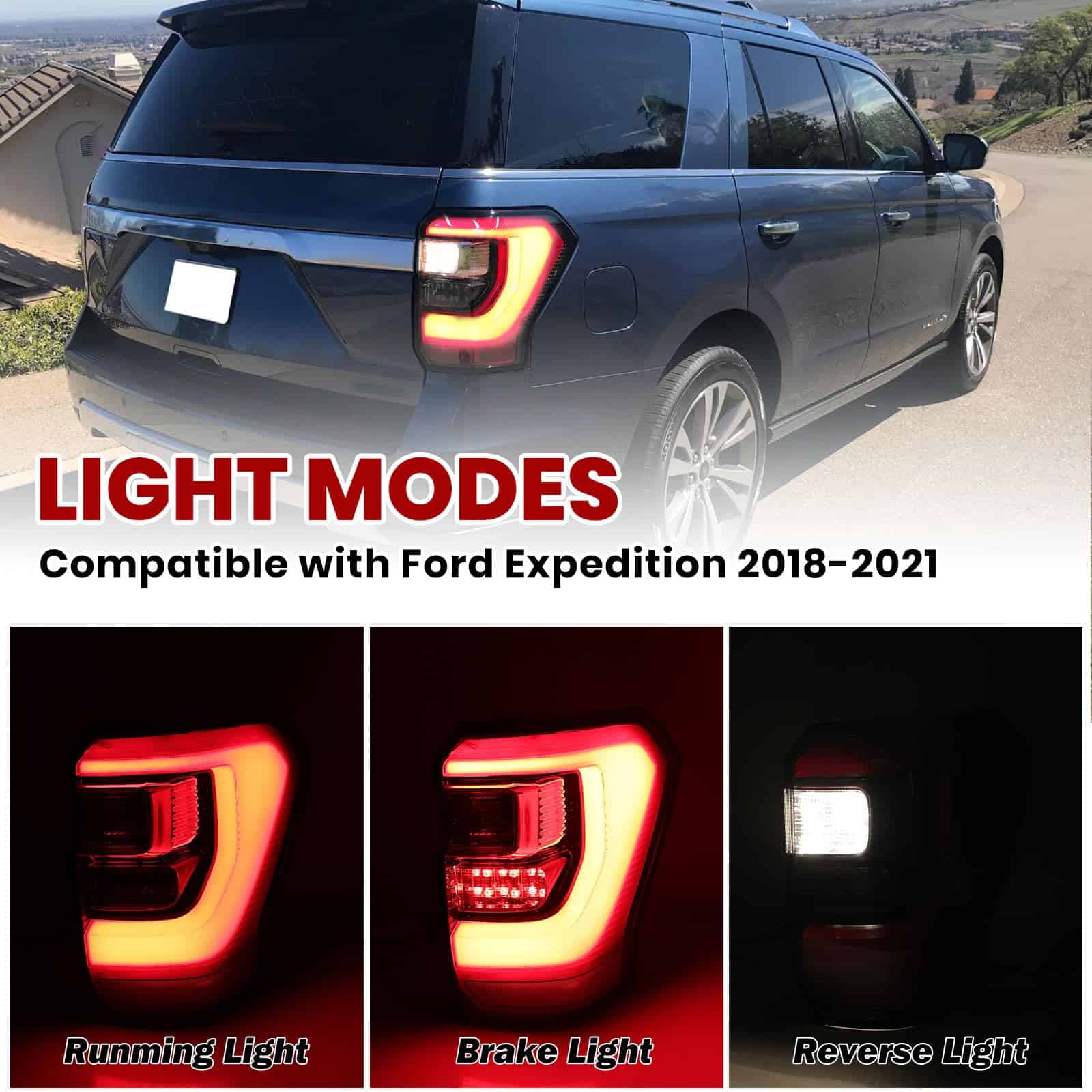 Luz trasera LED y halógena Compatible con Ford Expedition - Imagen 4